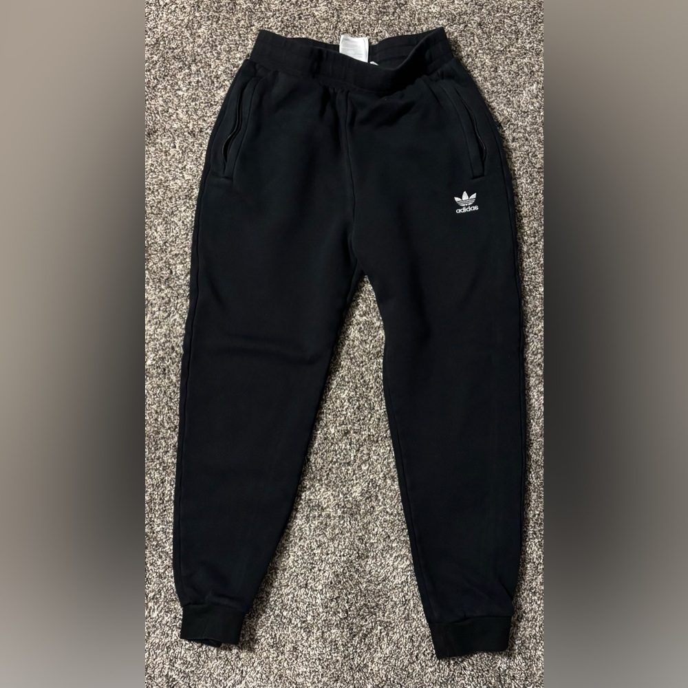 Adidas - Boys Size M - Black Jogger Pants